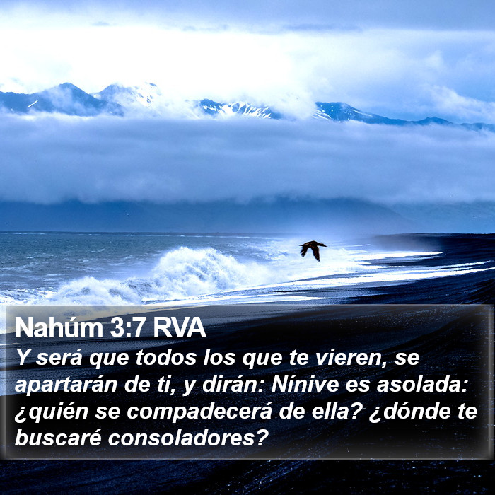 Nahúm 3:7 RVA Bible Study