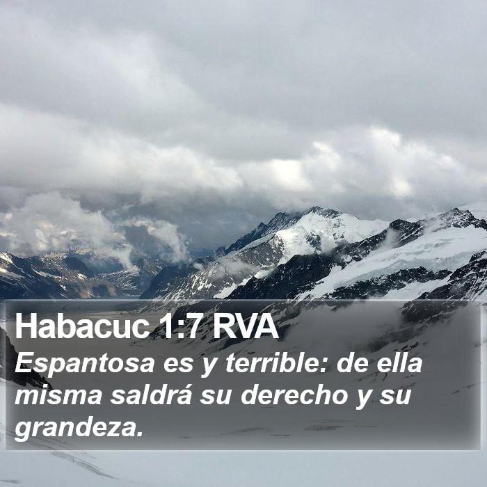 Habacuc 1:7 RVA Bible Study