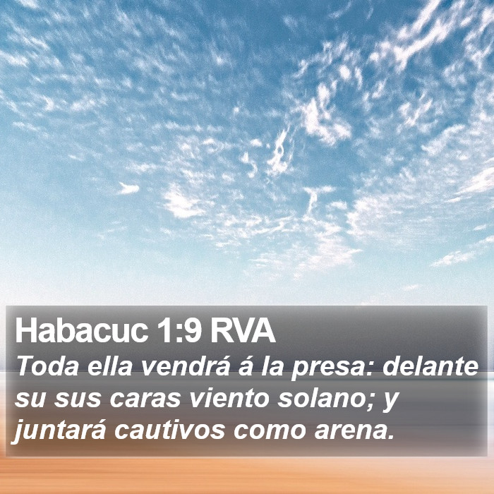 Habacuc 1:9 RVA Bible Study