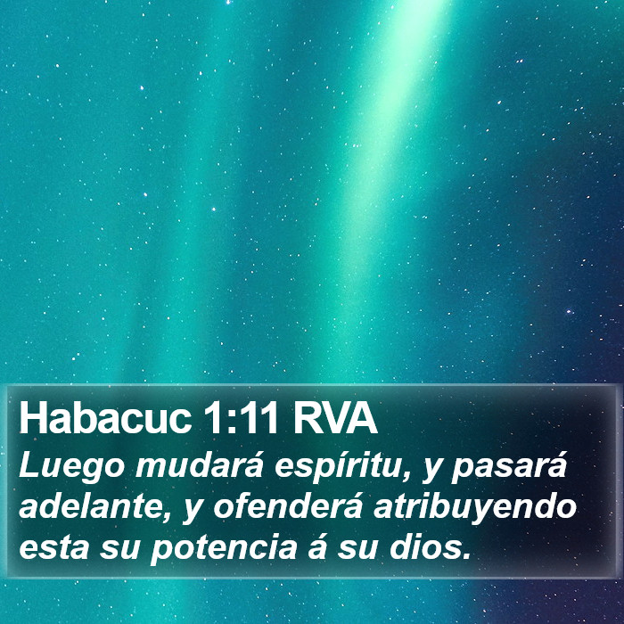 Habacuc 1:11 RVA Bible Study