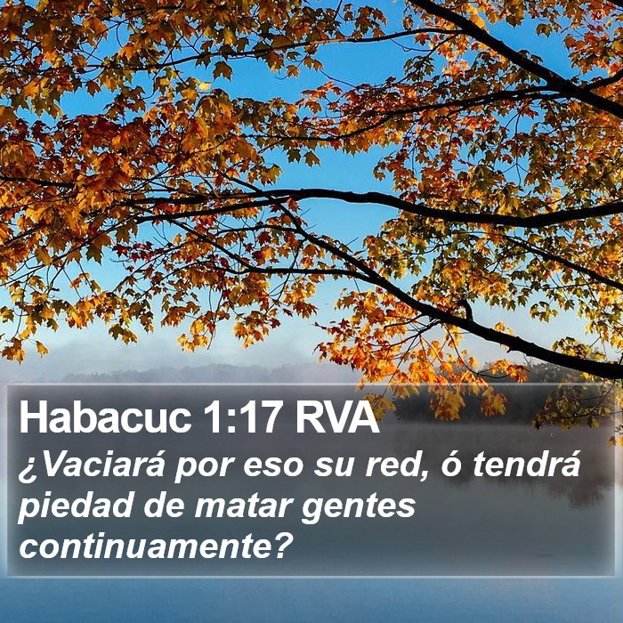 Habacuc 1:17 RVA Bible Study