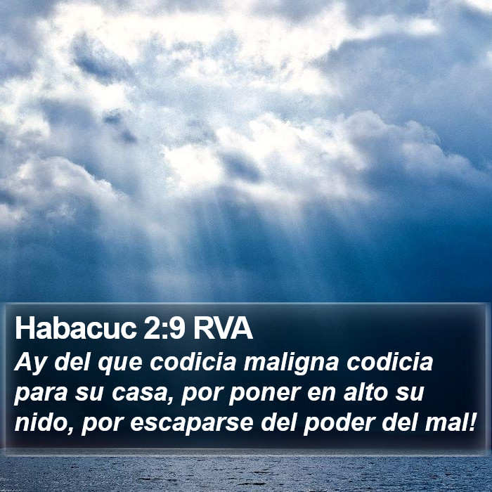 Habacuc 2:9 RVA Bible Study