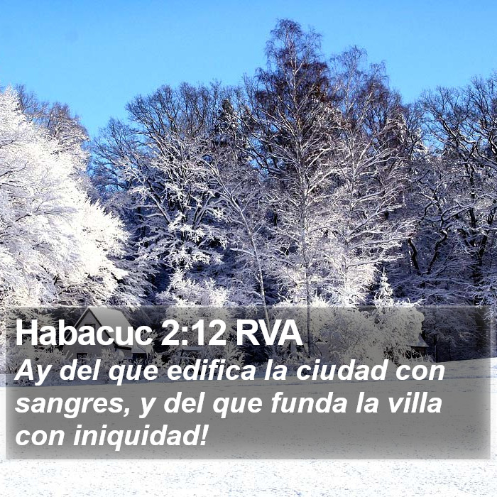 Habacuc 2:12 RVA Bible Study