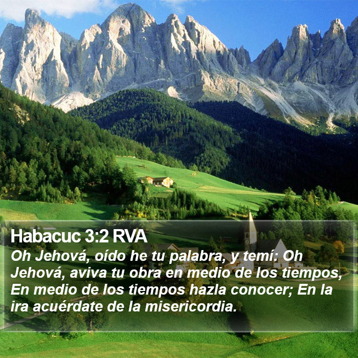 Habacuc 3:2 RVA Bible Study