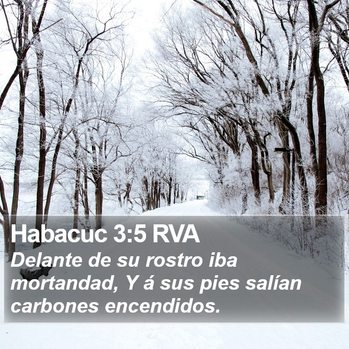 Habacuc 3:5 RVA Bible Study