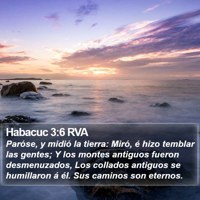 Habacuc 3:6 RVA Bible Study