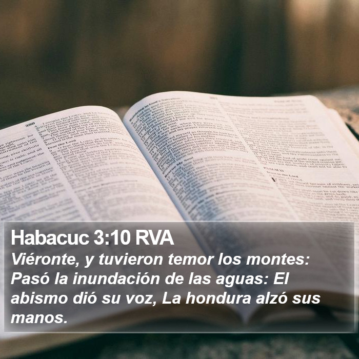 Habacuc 3:10 RVA Bible Study