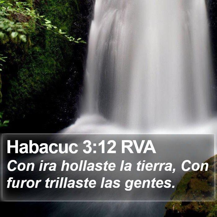 Habacuc 3:12 RVA Bible Study