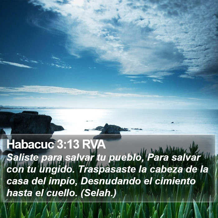 Habacuc 3:13 RVA Bible Study