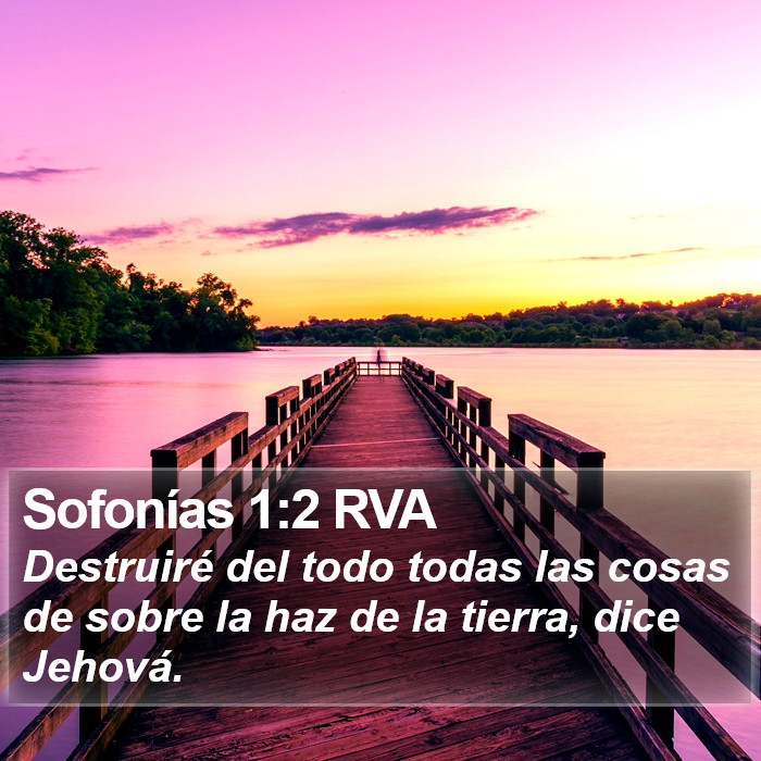 Sofonías 1:2 RVA Bible Study