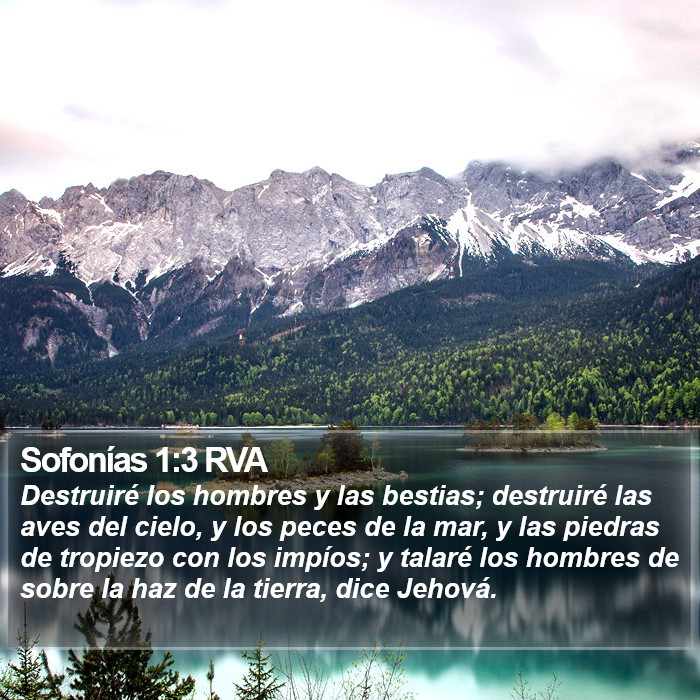 Sofonías 1:3 RVA Bible Study