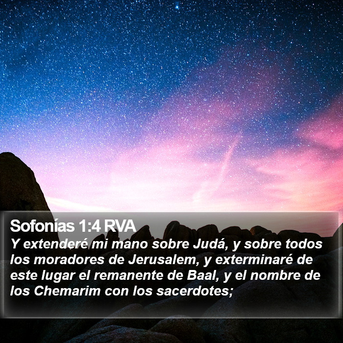 Sofonías 1:4 RVA Bible Study