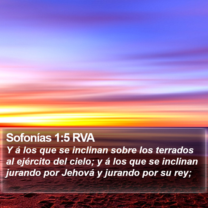 Sofonías 1:5 RVA Bible Study