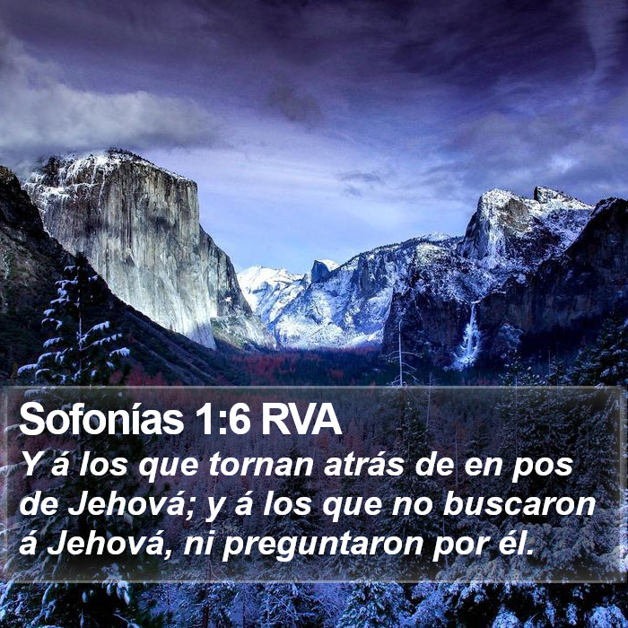 Sofonías 1:6 RVA Bible Study