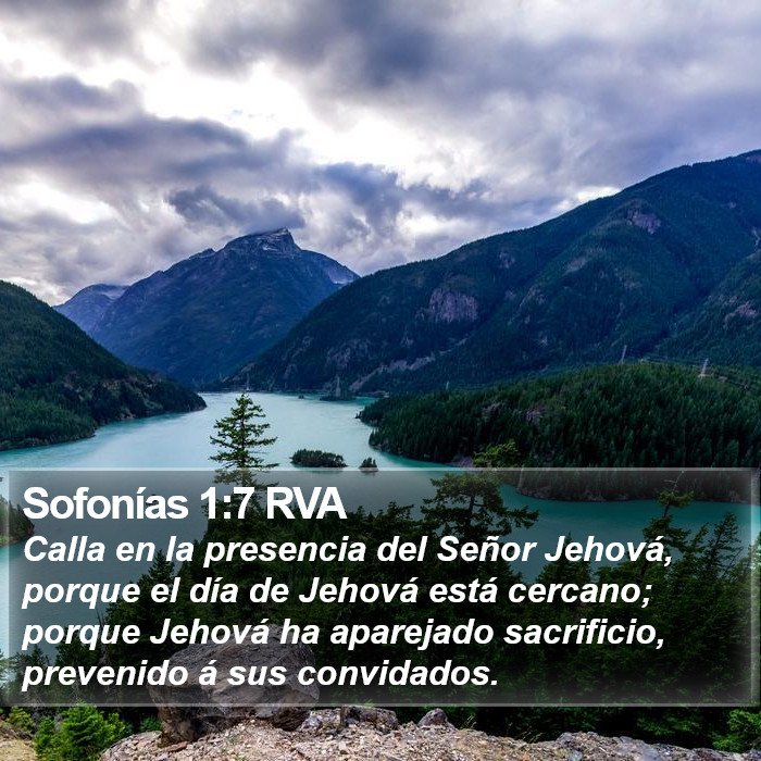 Sofonías 1:7 RVA Bible Study