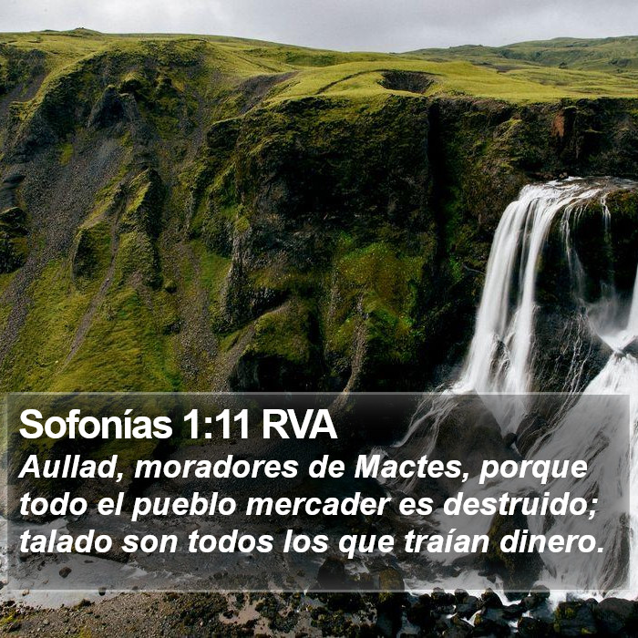 Sofonías 1:11 RVA Bible Study