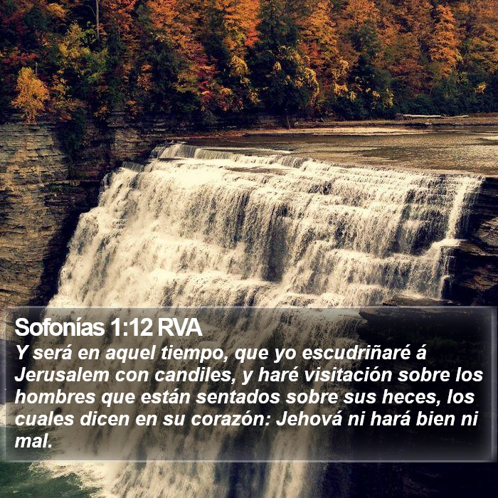 Sofonías 1:12 RVA Bible Study