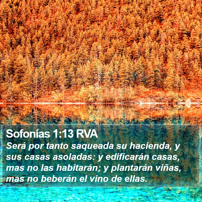 Sofonías 1:13 RVA Bible Study