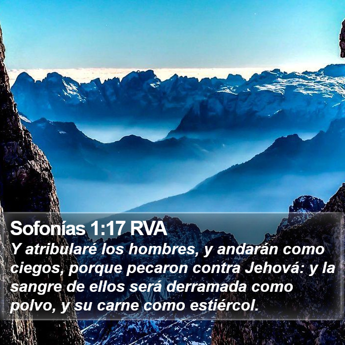 Sofonías 1:17 RVA Bible Study