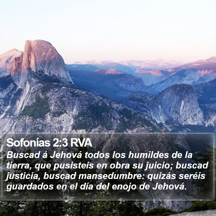 Sofonías 2:3 RVA Bible Study