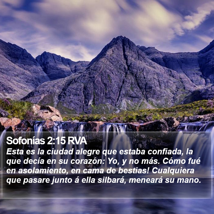 Sofonías 2:15 RVA Bible Study