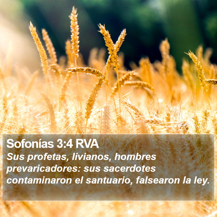 Sofonías 3:4 RVA Bible Study