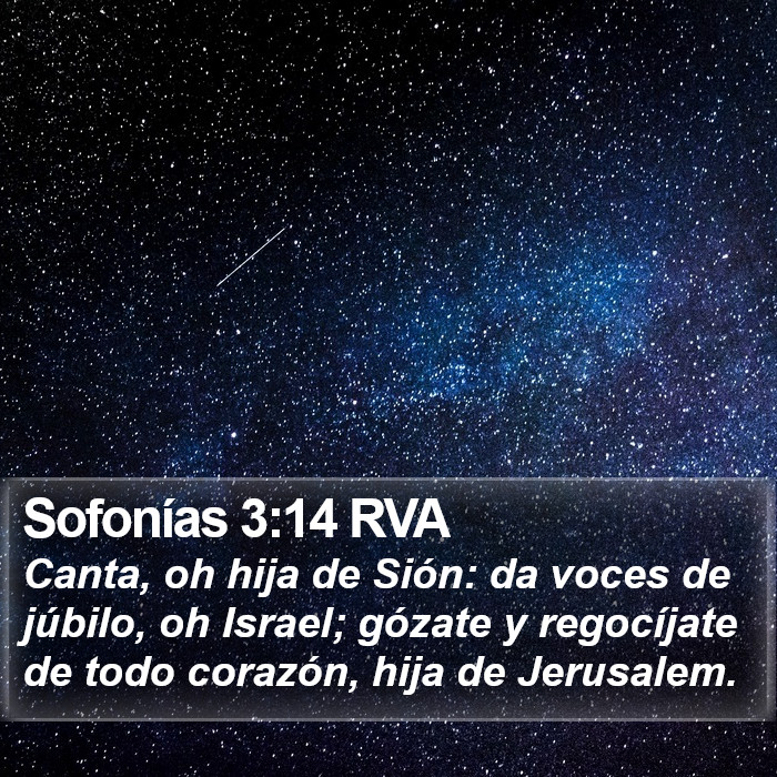 Sofonías 3:14 RVA Bible Study