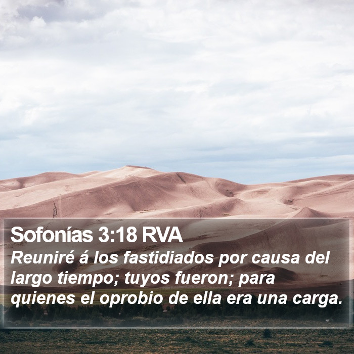 Sofonías 3:18 RVA Bible Study