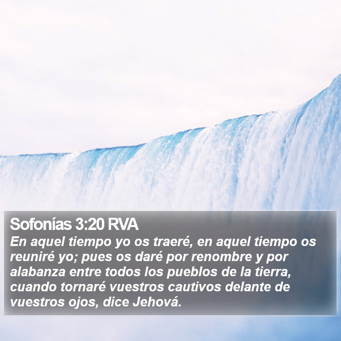 Sofonías 3:20 RVA Bible Study