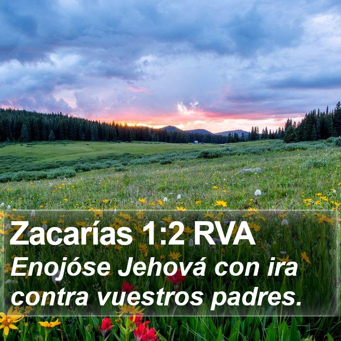 Zacarías 1:2 RVA Bible Study