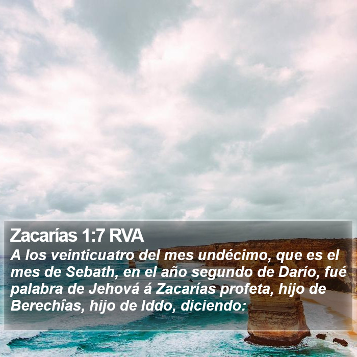 Zacarías 1:7 RVA Bible Study