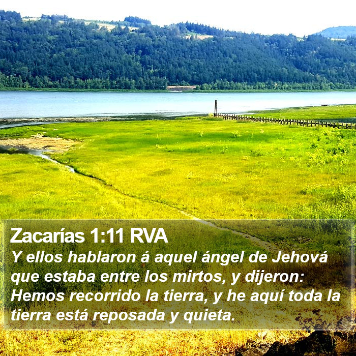 Zacarías 1:11 RVA Bible Study