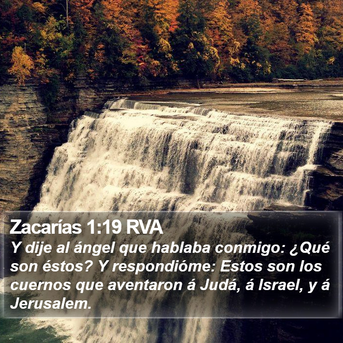 Zacarías 1:19 RVA Bible Study