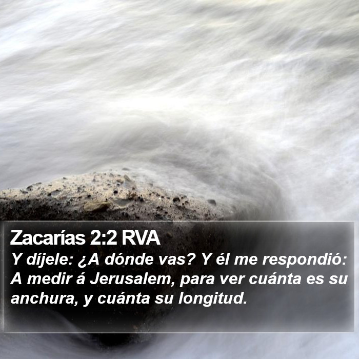 Zacarías 2:2 RVA Bible Study