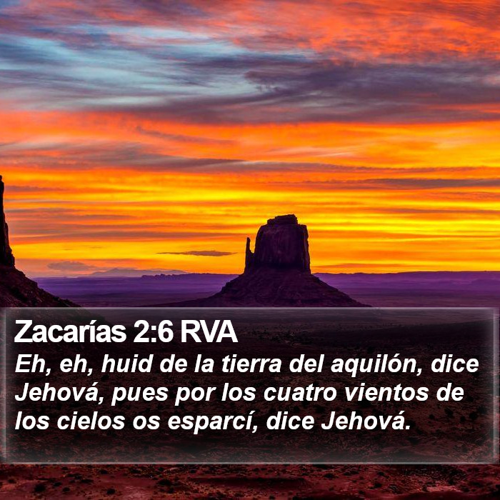 Zacarías 2:6 RVA Bible Study