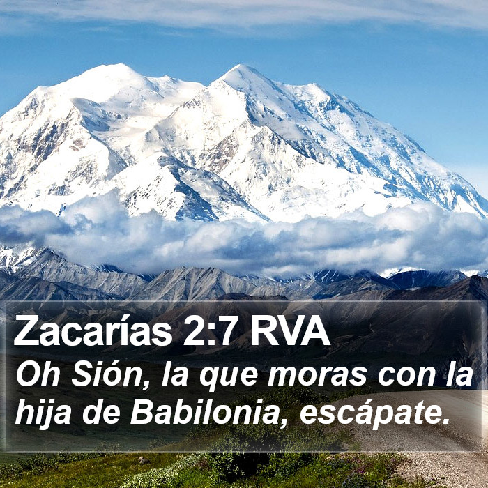 Zacarías 2:7 RVA Bible Study