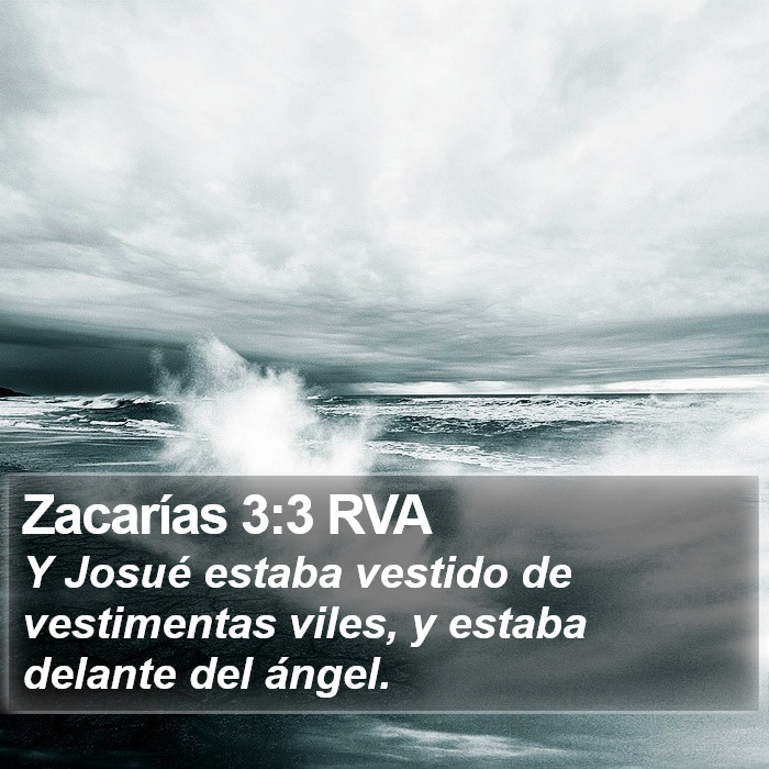 Zacarías 3:3 RVA Bible Study