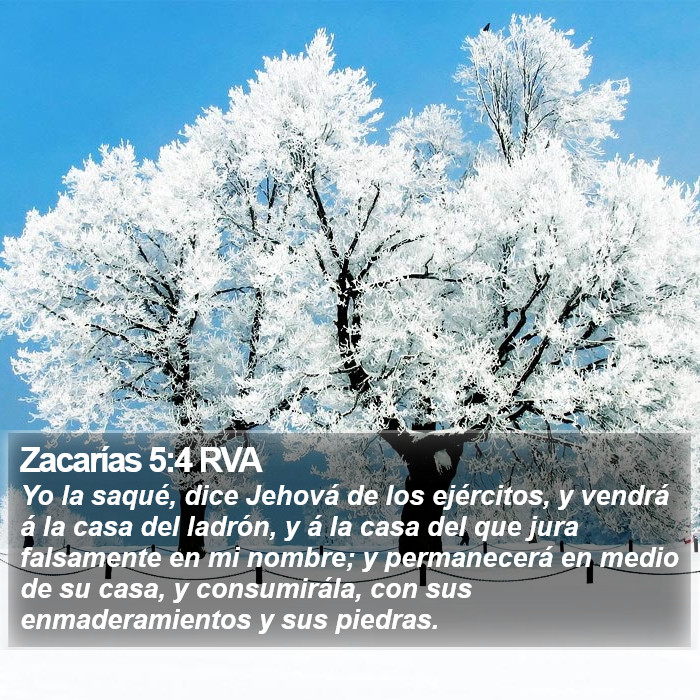 Zacarías 5:4 RVA Bible Study