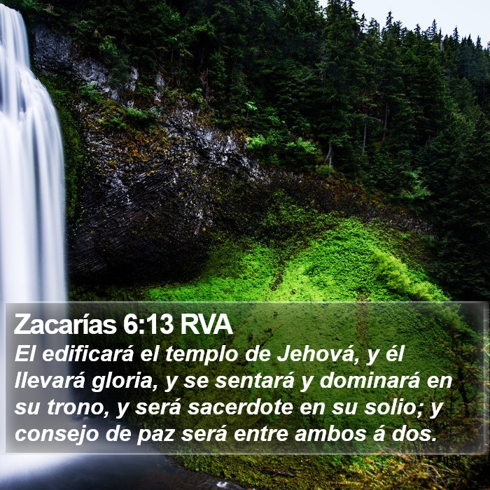 Zacarías 6:13 RVA Bible Study