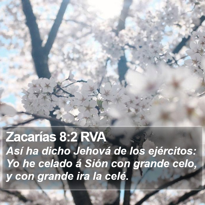 Zacarías 8:2 RVA Bible Study