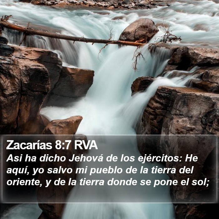 Zacarías 8:7 RVA Bible Study