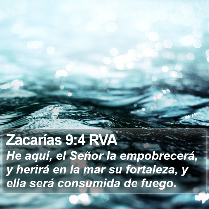 Zacarías 9:4 RVA Bible Study