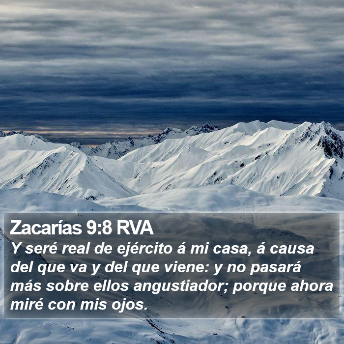 Zacarías 9:8 RVA Bible Study