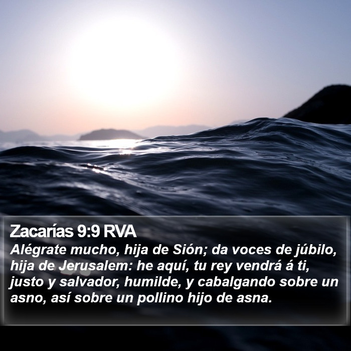 Zacarías 9:9 RVA Bible Study