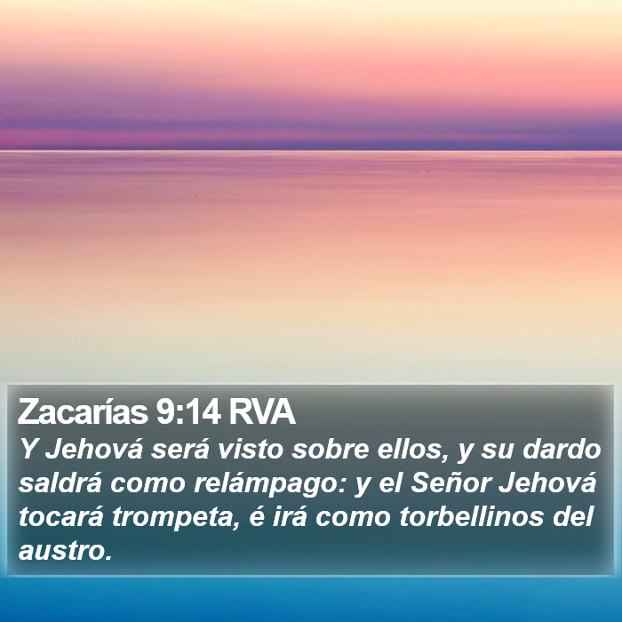 Zacarías 9:14 RVA Bible Study