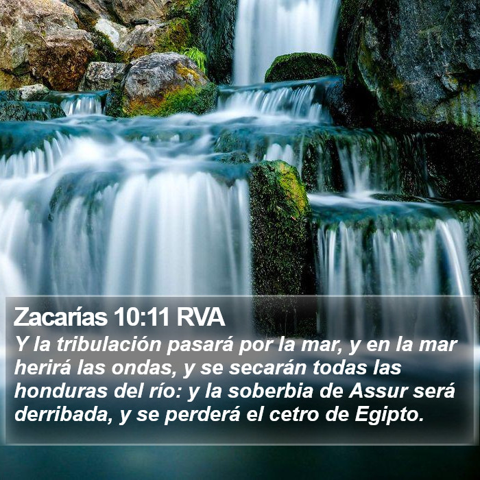 Zacarías 10:11 RVA Bible Study