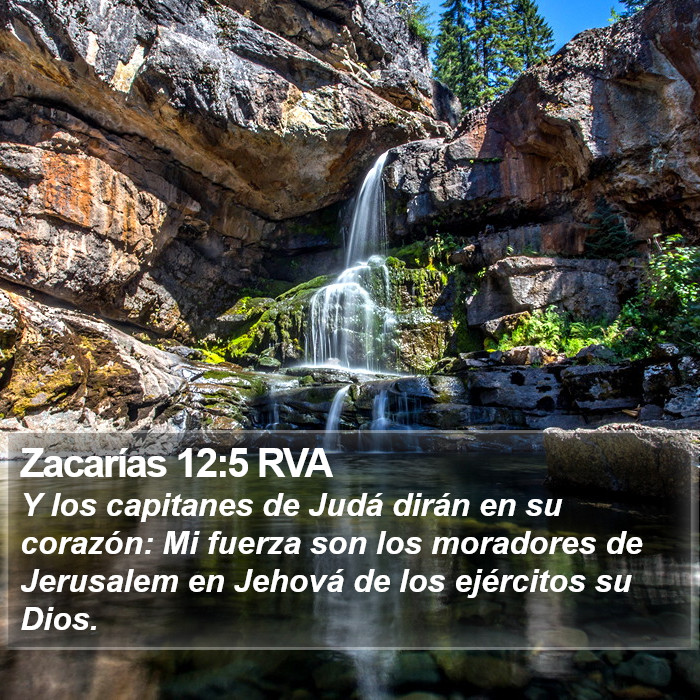 Zacarías 12:5 RVA Bible Study