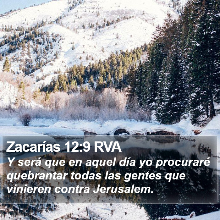 Zacarías 12:9 RVA Bible Study