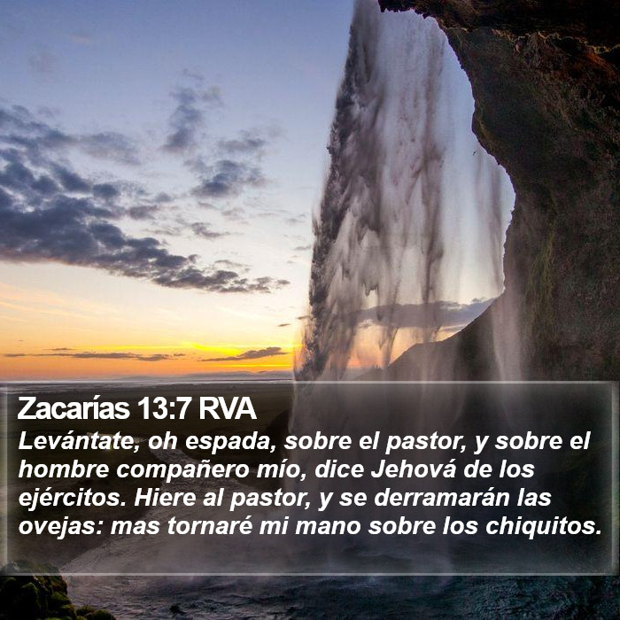 Zacarías 13:7 RVA Bible Study