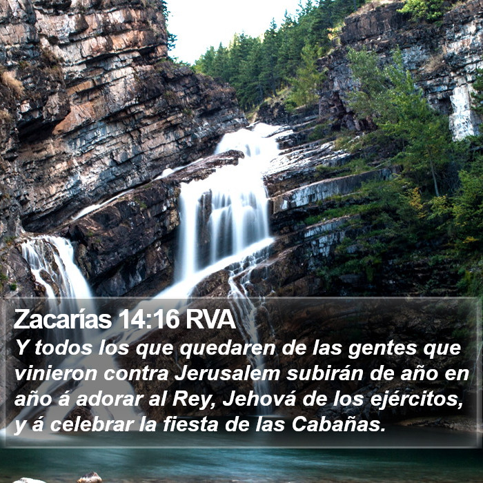 Zacarías 14:16 RVA Bible Study